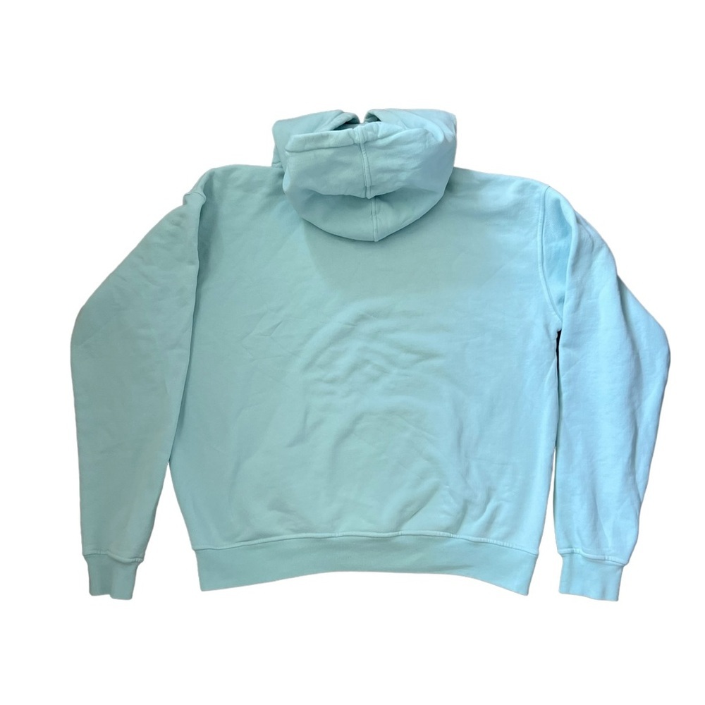 Set Active Oversized Heavyweight Hoodie Sweatshirt Light Turquoise Size Small - Picture 3 of 9